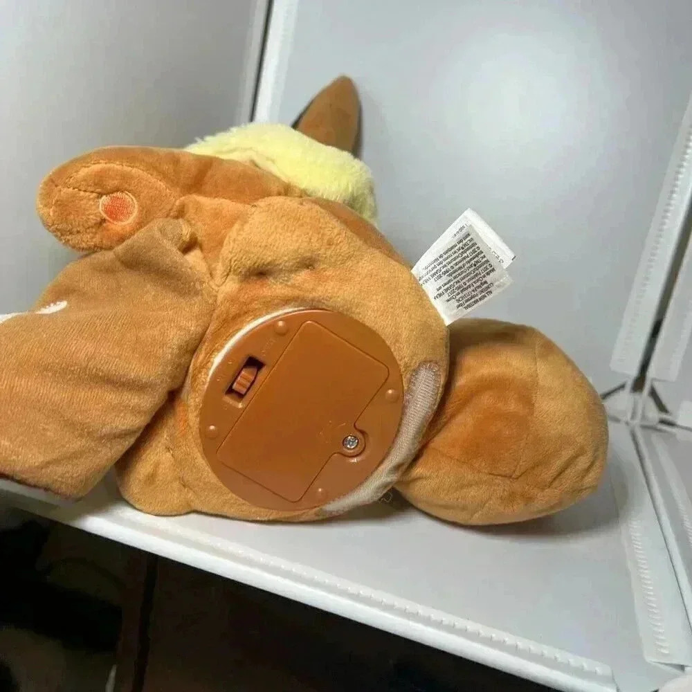 Pokemon Eevee Plush Nintendo Figure With Sound Ears Move Tested Works - Picture 7 of 9